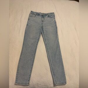 American Eagle Outfitters Light Wash High-rise Jeggings